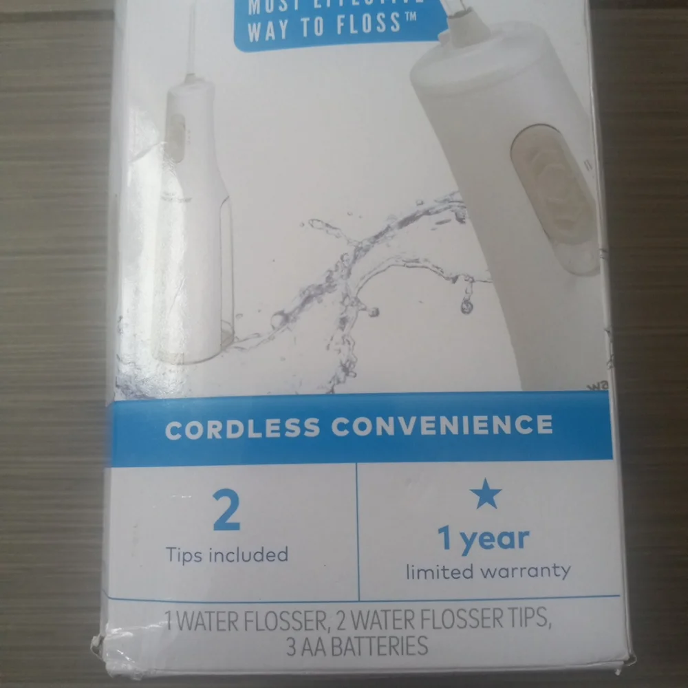 Waterpik Waterflosser Cordless Express ADA Accepted Cordless Convenience 2 Tips